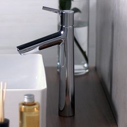 Смеситель для раковины Hansgrohe Talis S 190, однорычажный, с донным клапаном, цвет: хром купить в Москве: интернет-магазин StudioArdo