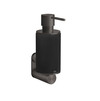 Gessi 316 Дозатор для жидкого мыла настенный, черный/brushed black metal pvd