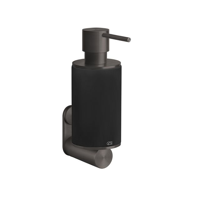 Gessi 316 Дозатор для жидкого мыла настенный, черный/brushed black metal pvd
