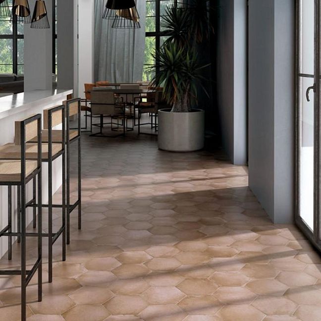Керамическая плитка Equipe Terra Hexagon Clay Mat 25,4x29,2