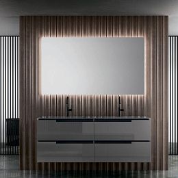 Комплект мебели Oasis Profilo glossy Medium Grey lacquered 140x51.5x200см купить в Москве: интернет-магазин StudioArdo