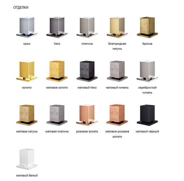 Вывод из стены ½“  Joerger Empire Royal – Empire Royal Crystal – Turn – Acubo 626.13.155.xxx