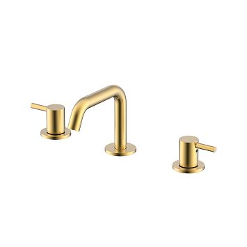 Nemo NM-2317BG Смеситель для раковины с донным клапаном BRUSH GOLD
