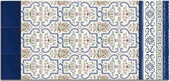 Керамическая плитка Ceramica Ribesalbes Zocalo Triana 20x30