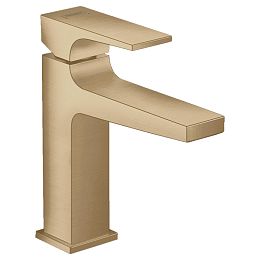 Смеситель для раковины Hansgrohe Metropol на 1 отв, с донным клапаном, излив: 13.5см, цвет: шлифованная бронза купить в Москве: интернет-магазин StudioArdo