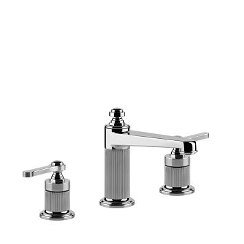 Gessi Venti20 Смеситель для раковины на 3 отверстия, высота излива 98 мм., хром