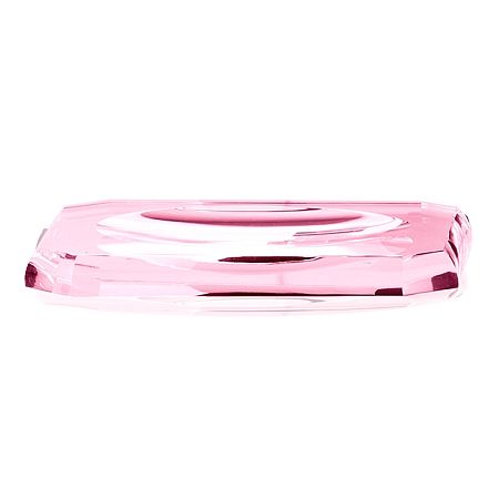Decor Walther Kristall KS Лоток для расчесок, хрустальное стекло, цвет: розовый
