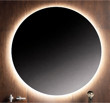 Falper Зеркало круглое D-110см с LED подсветкой, стекло затемненное (серое).