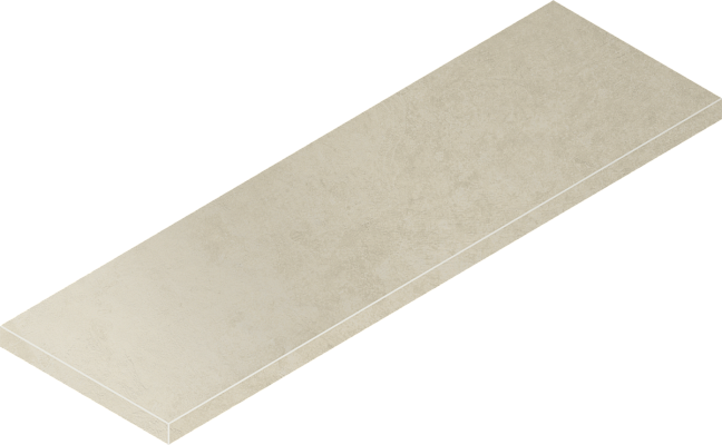 Italon Керамогранитная ступень Terraviva Scalino Ang. SX Moon 33x90 Nat