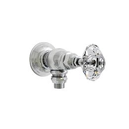 Nicolazzi Teide Вентиль запорный для стиральной машины 3/4, ручки Crystal handle, цвет: хром купить в Москве: интернет-магазин StudioArdo