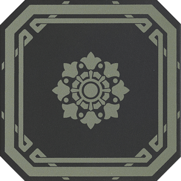 Керамическая плитка Ceramiche Grazia Old England Ottagono Black Bath 20x20
