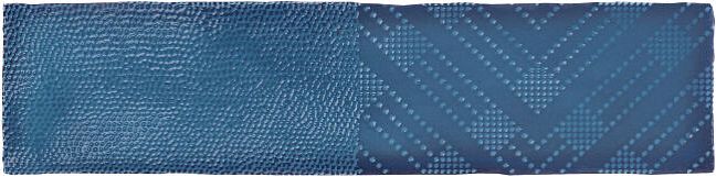 Harmony Керамическая плитка Pasadena Blue 7,5x30x0,79 Глянцевый