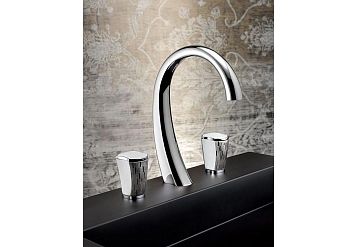 Infini white porcelain with platinum decor