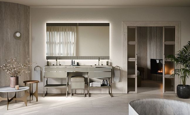 Oasis Academy Комплект Beige Arizona и чёрный никель L190 x W53 x H84 cm