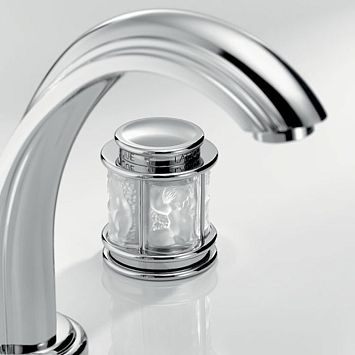 THG Ange Смеситель для раковины, 3 отв., цвет: хром