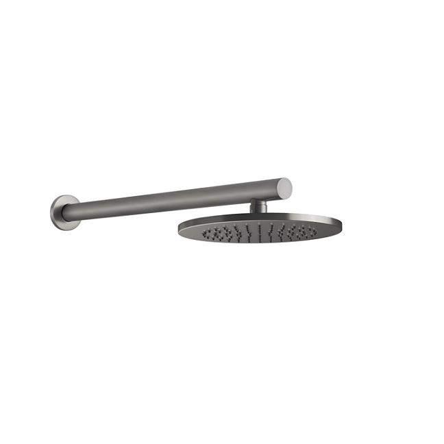 Gessi 316 Душевая головка шарнирная для настенного крепления на 1/2, 219мм, Steel Brushed