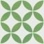 Harmony Керамогранит Mayari Green Petals 22,3x22,3x0,95 Матовый