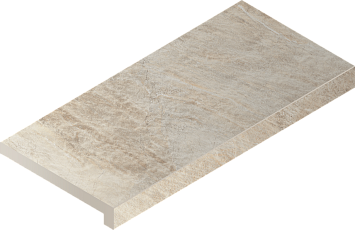 Italon Керамогранитная ступень Magnetique Х2 Scalino Front White 33х60 Nat