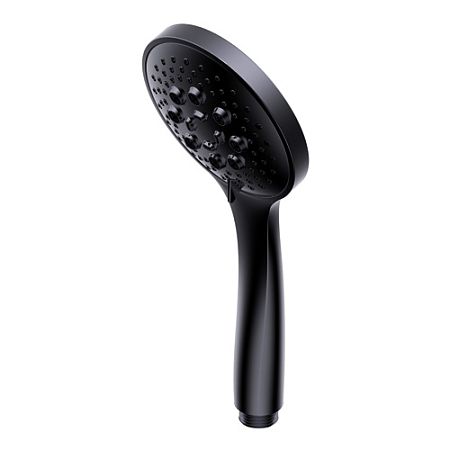 Ручной душ Ritmonio DOCCETTE  d-100мм, 3 режима струи, цвет черный матовый.