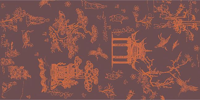 Керамогранит Sodai Silkroad Burgundy 120x280 Глянцевый 6 мм
