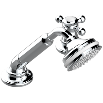 Смеситель  THG Charleston устанавливаемый на борту с ручным душем с ручкой одновременной регулировки – потока/температуры