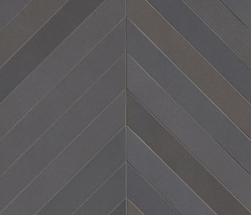 Керамогранит Mutina Mews Chevron Lead 5.5x39.4 см, графитовый