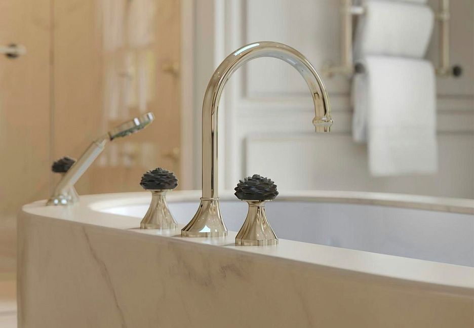 Смесители THG Camelia Black Crystal