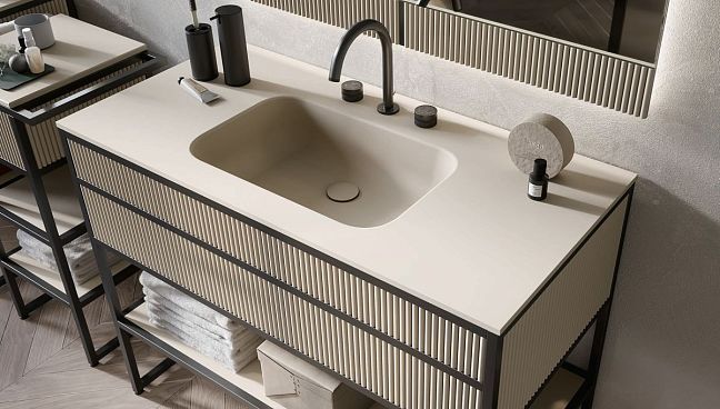 Oasis Academy Комплект Tortora Elegance и чёрный матовый L110 x W53 x H84 cm