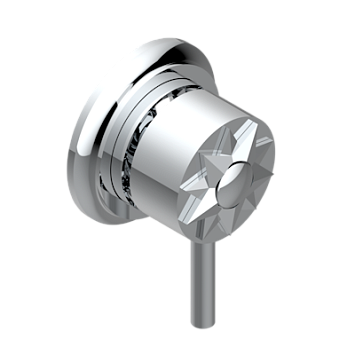 Внешняя часть смесителя THG Mille Nuits - Clear crystal для душа однорычажного встраиваемого в стену