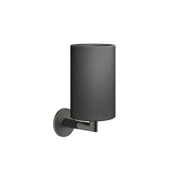 Gessi Ingranaggio Стакан настенный черный, отделка Black Metal Brushed PVD