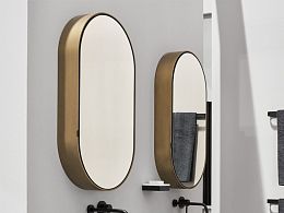 Cielo Catino Ovale Шкаф зеркальный навесной, овальный 90x50x12см, цвет отделки бронза купить в Москве: интернет-магазин StudioArdo