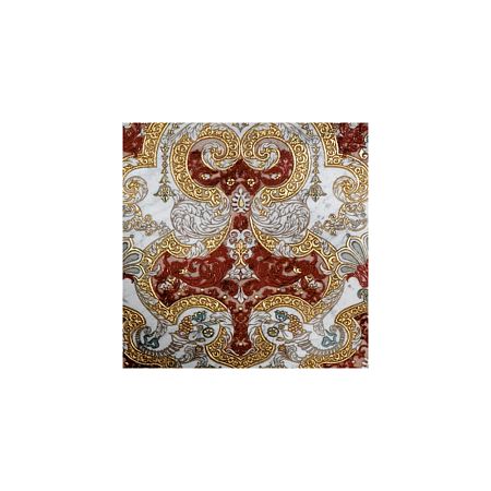 Мраморная плитка Akros The Original Merope TSS Bianco Carrara Rosso Silver 40x40