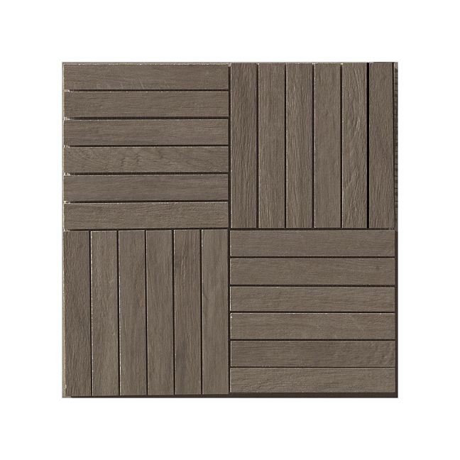 Керамогранит Casalgrande Padana Tavolato Quadrotte Marrone Scuro 30x30