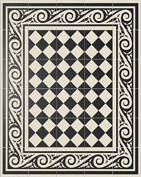 Керамогранит Etruria Vintage Pattern 12 Угол 20x20см