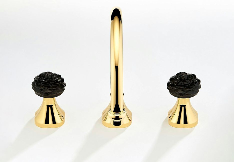 Смесители THG Camelia Black Crystal