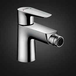 Смеситель для биде Hansgrohe Talis E однорычажный, со сливным клапаном push-open, цвет: хром купить в Москве: интернет-магазин StudioArdo