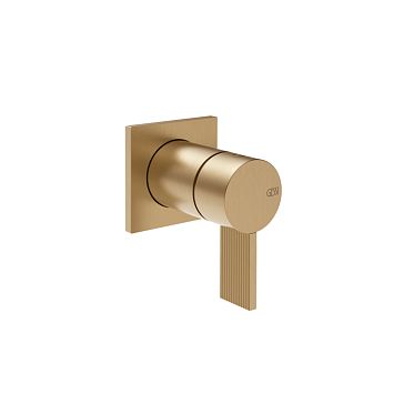 Gessi Inverso Rigato Внешняя часть настенного смесителя для душа, Warm Bronze Br PVD