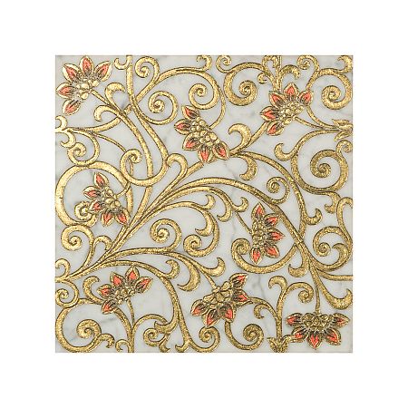 Мраморная плитка Akros Decorative Art Alfa Ceti T Bianco Carrara Gold 30,5x30,5