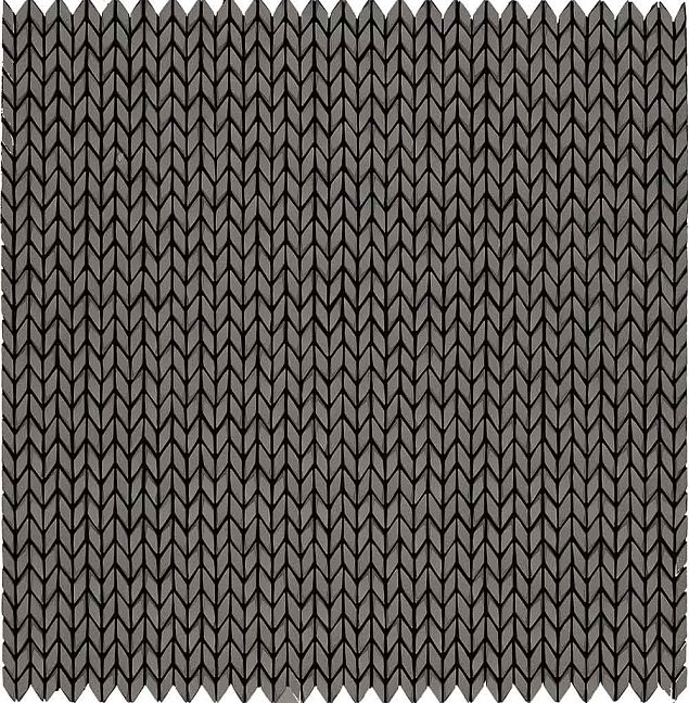 Sergio Savino Spina Микромозаика 30x30см, настенная, цвет: Antracite