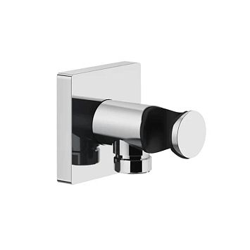 Gessi Rilievo Вывод воды с держателем для душевой лейки на 1/2, хром