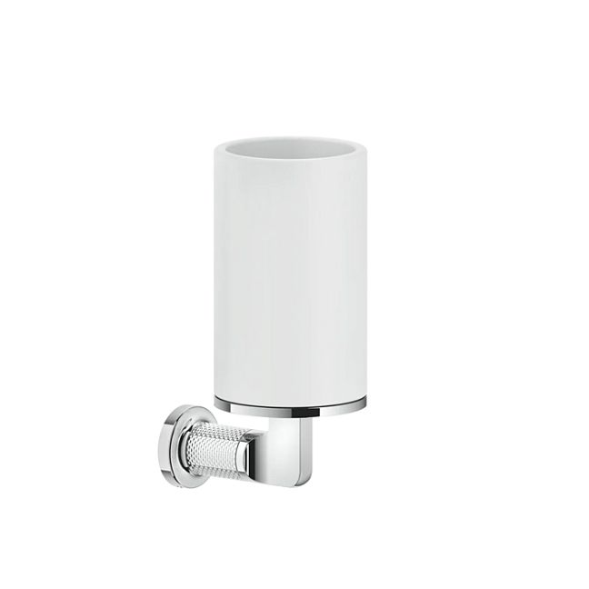 Gessi Inciso Стакан настенный, белый/хром