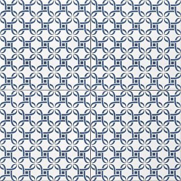 Керамогранит Tonalite Aquarel Decoro Mizar Blu 15x15