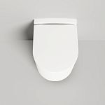 Крышка для унитаза Salini Gemelli 47,3х41х55, материал S-Stone, цвет белый матовый купить в Москве: интернет-магазин StudioArdo