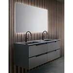 Комплект мебели Oasis Profilo glossy Medium Grey lacquered 140x51.5x200см купить в Москве: интернет-магазин StudioArdo