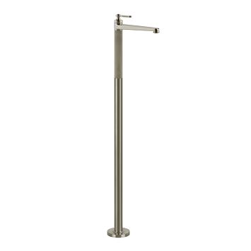 Gessi Venti20 Смеситель напольный для раковины, излив 208 мм, внешняя часть, Finox Brushed Nickel
