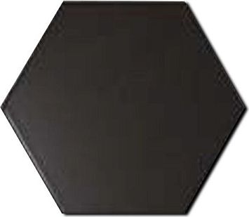 Керамогранит Equipe Hexatile Negro Mate Mat 17,5x20
