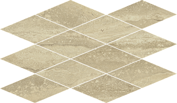 Italon Керамогранитная мозаика Charme Advance Mosaico Diamond Travertino 28x48