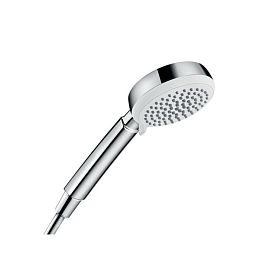 Ручной душ Hansgrohe Crometta 100 Vario 10см., с держателем, цвет: белый/хром купить в Москве: интернет-магазин StudioArdo