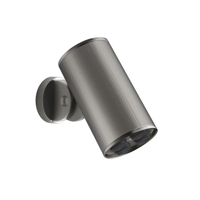 Gessi 316 Rigato Верхний душ 79 мм., с настенным креплением, 4 струи, Steel Brushed