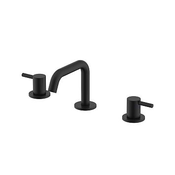 Nemo NM-2317MB Смеситель для раковины с донным клапаном MATTE BLACK